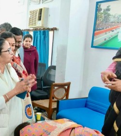 With the West Bengal Chief Minister, Smt. Mamata Banerjee